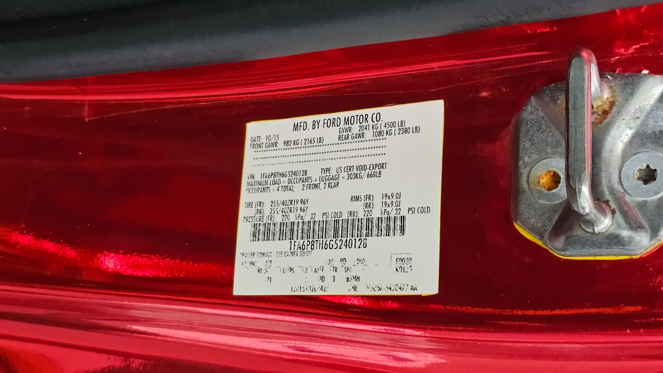Ford 머스탱 2015 30/31